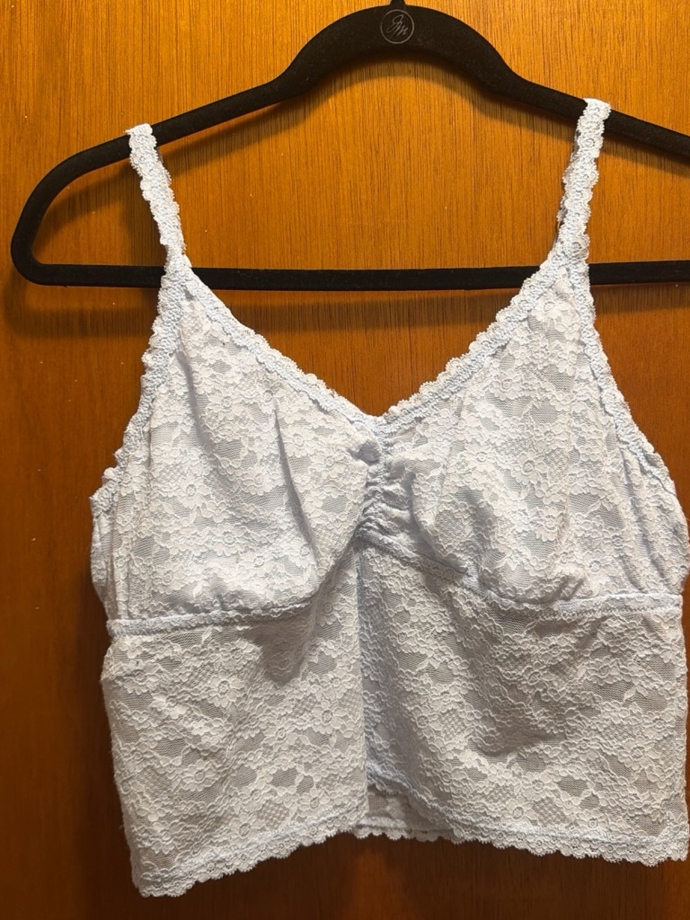 aerie Light Blue Lace Bralette Cami